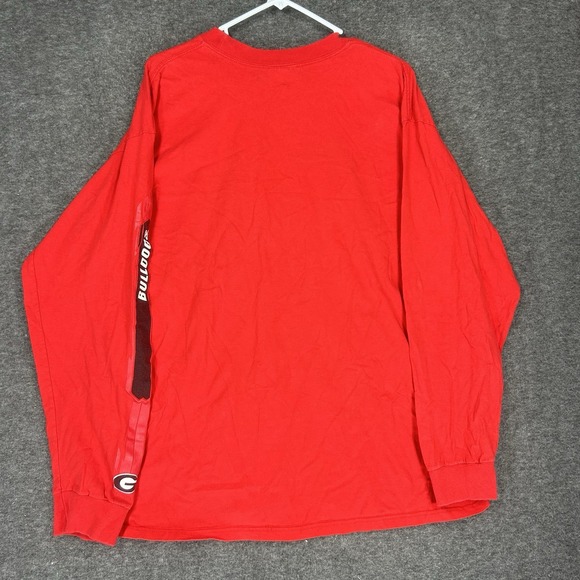 VTG University of Georgia Bulldogs Shirt Mens L Long Sleeve center swoosh Y2K - Picture 12 of 14